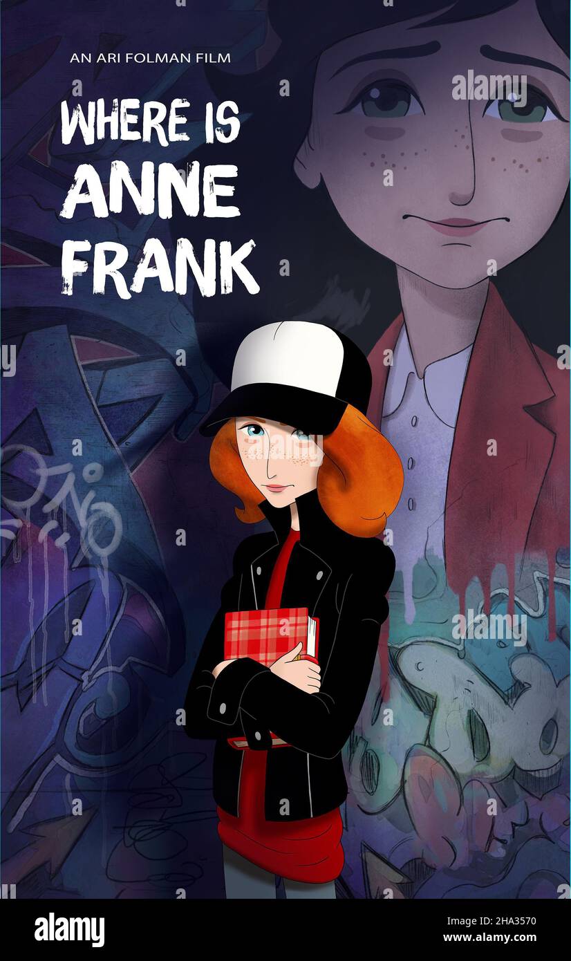 Where Is Anne Frank Year : 2021 France / Israel / Netherlands / Belgium Director : Ari Folman Animation Poster Stock Photo