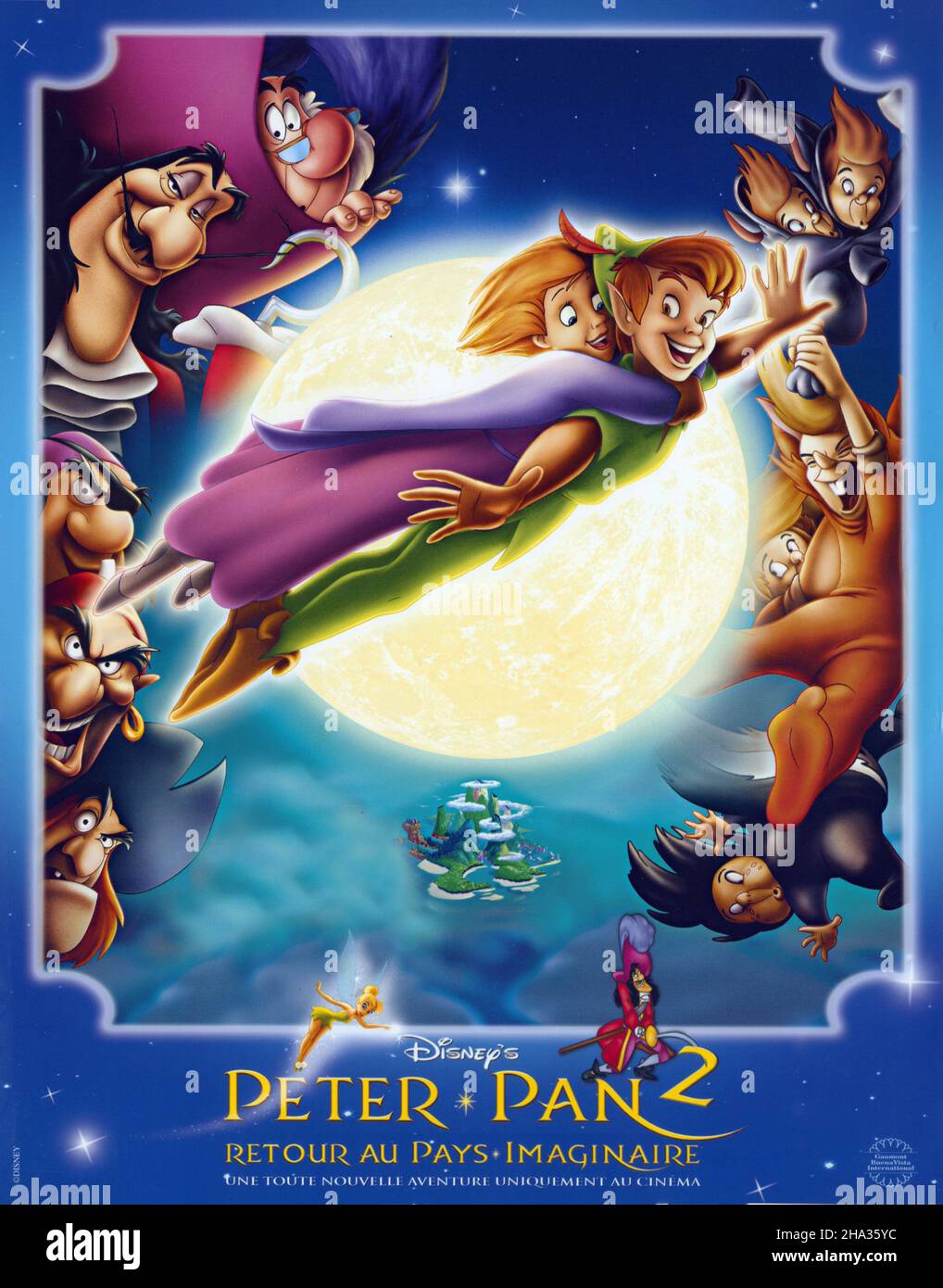 Peter Pan II return to Neverland  Year: 2002 USA Director: Robin Budd Donovan Cook Animation  French poster Stock Photo