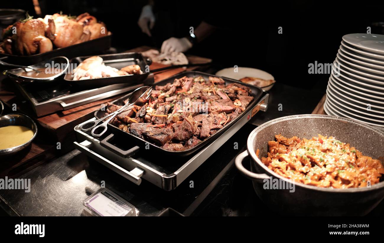 W Bangkok The Kitchen Table Buffet Lunch Dining Hall Ambience Sathorn ...