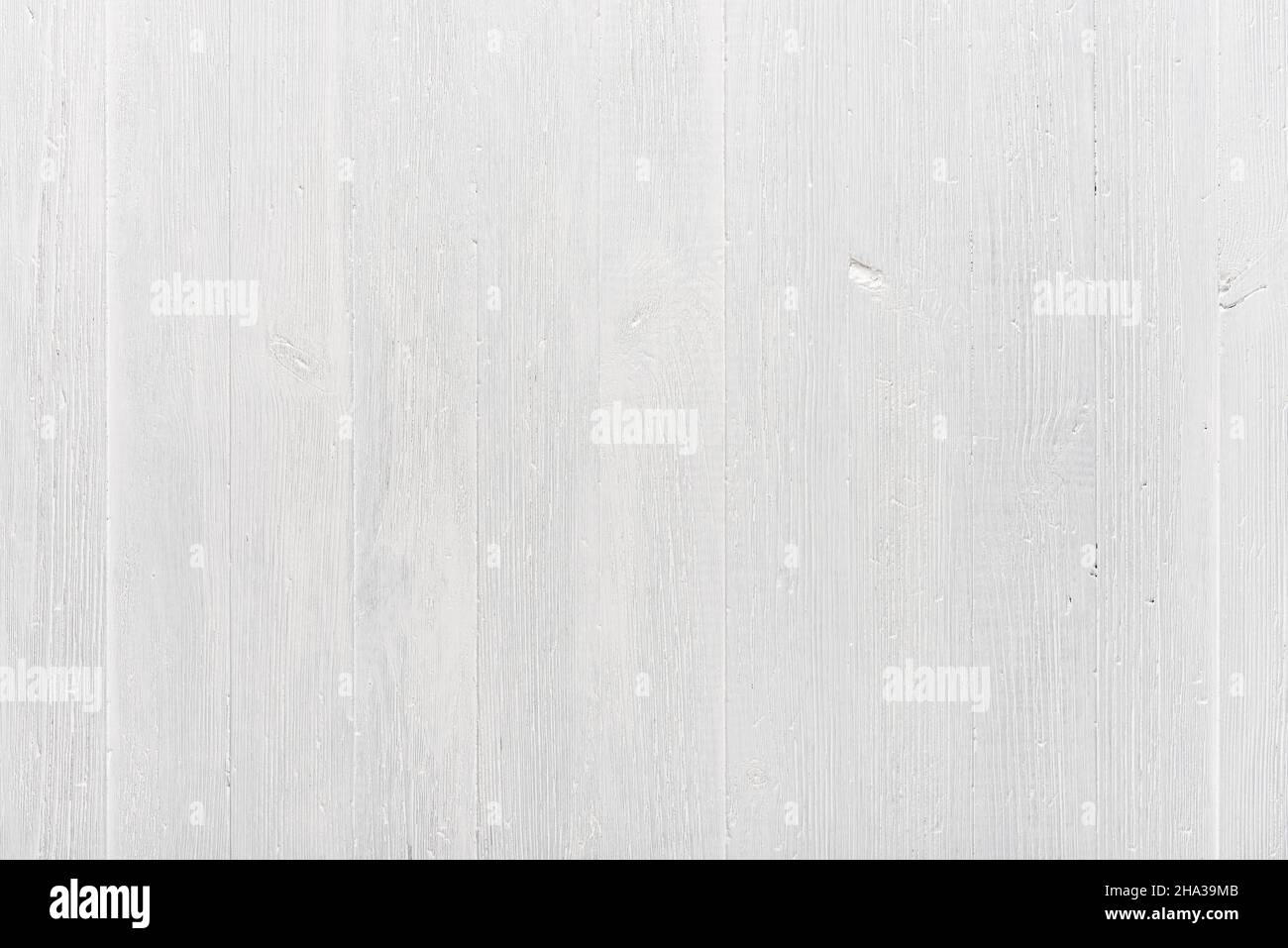 White wooden texture background. Painted wooden table top view Stock