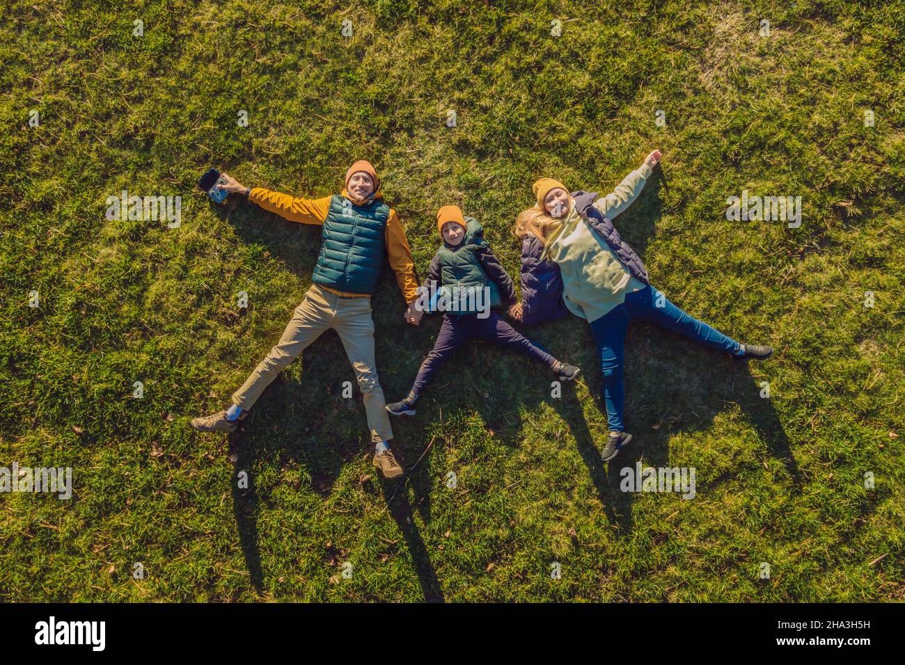 Drone family sale photography