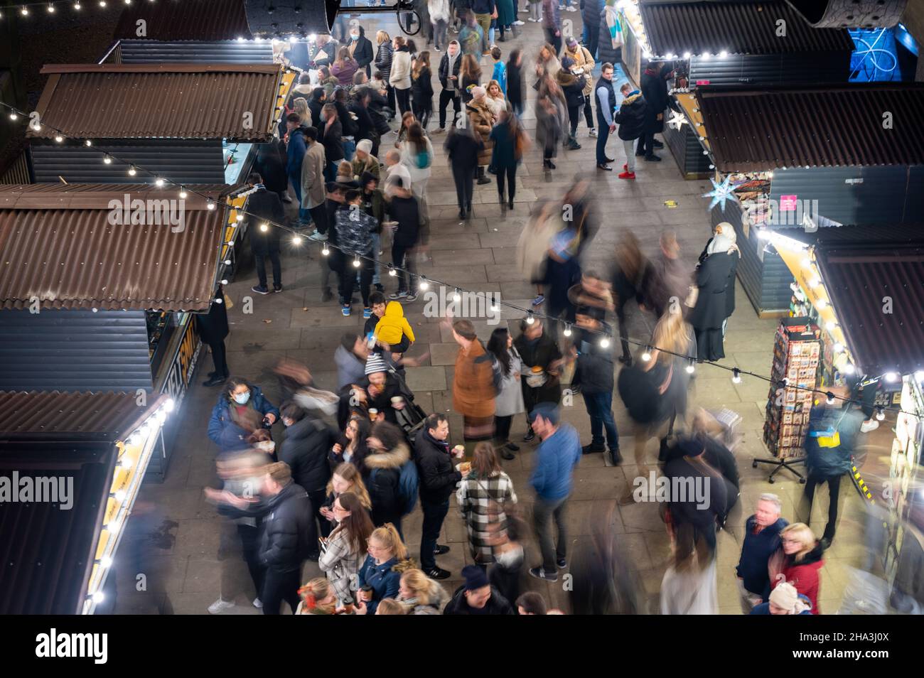 Southbank christmas market london 2021 hires stock photography and