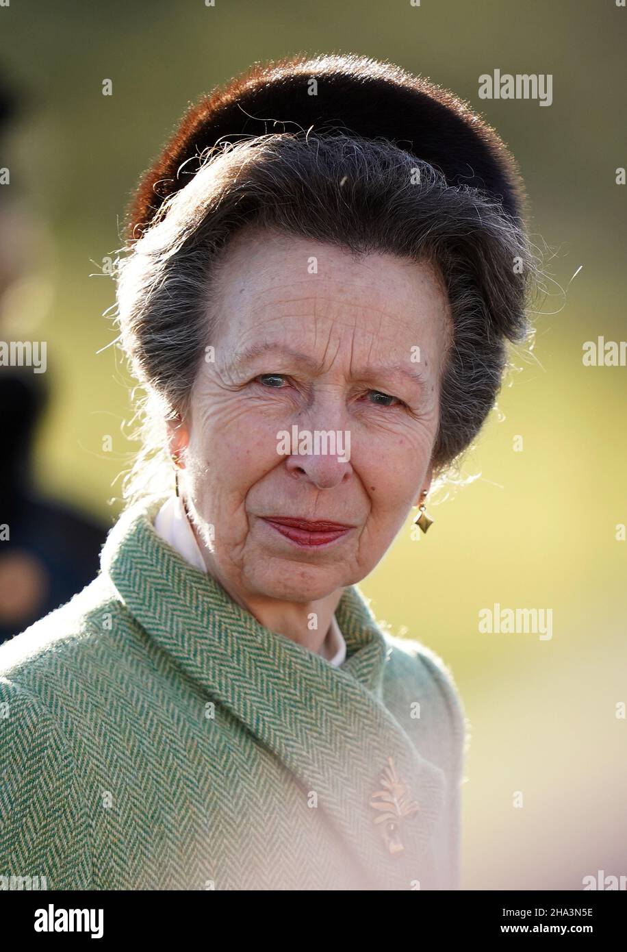 The Princess Royal, representing the Queen as the Reviewing Officer ...