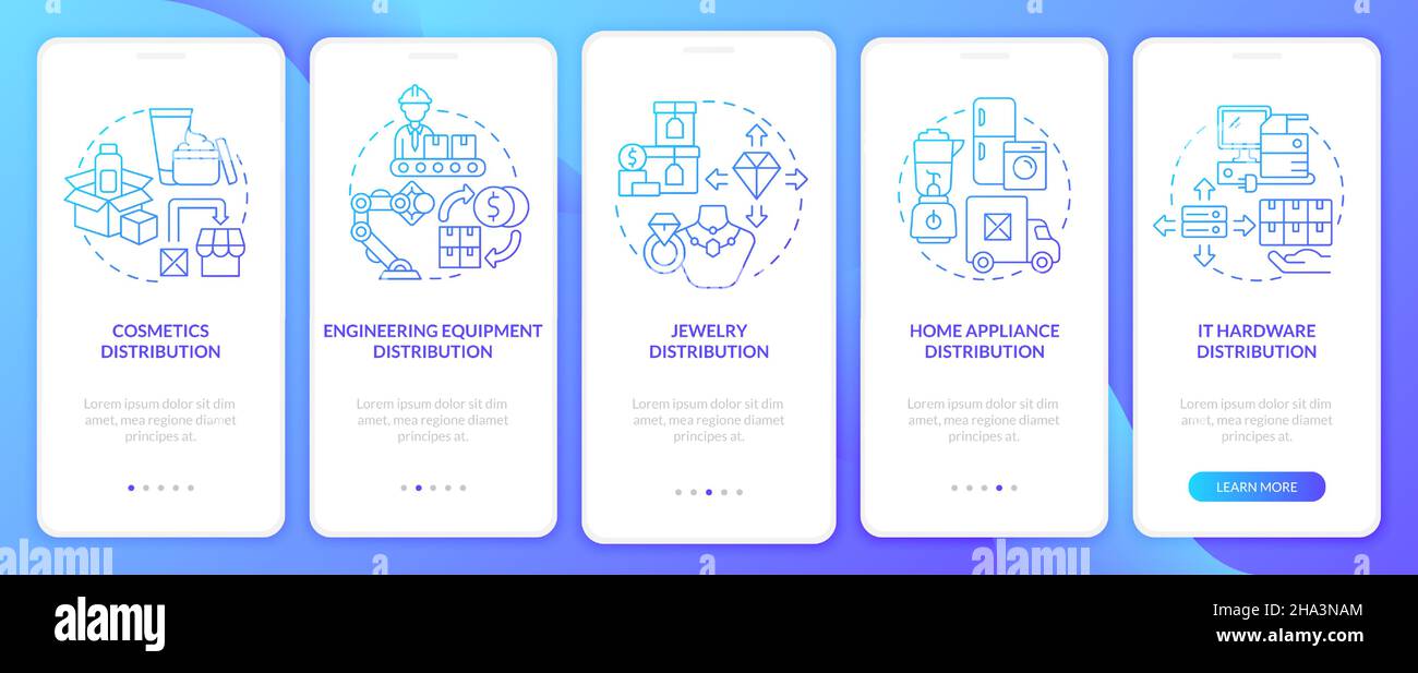 Choosing products for distribution tips onboarding mobile app page ...