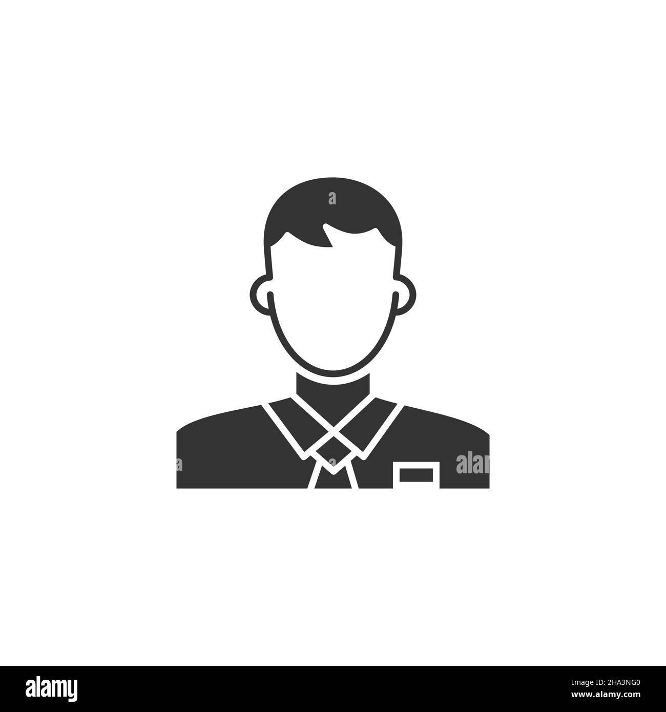 Business man related vector line icon Stock Vector Image & Art - Alamy
