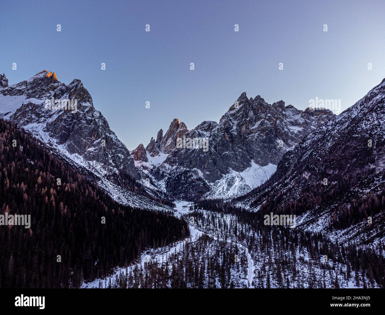 The Dolomites in the Italian Alps - typical view Stock Photo - Alamy