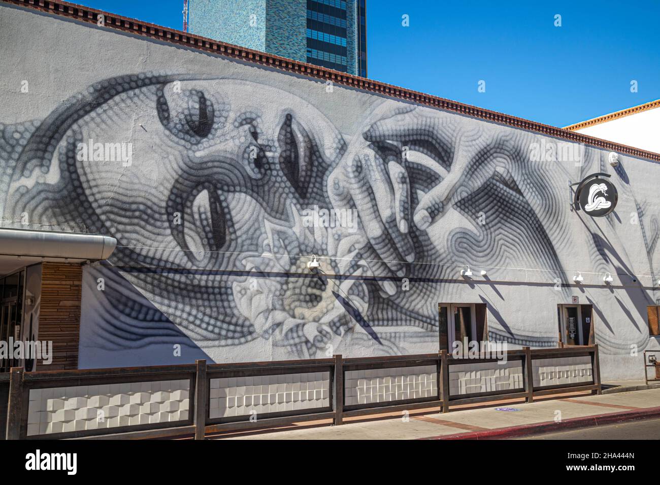 Building Mural located in Tucson Arizona Stock Photo Alamy