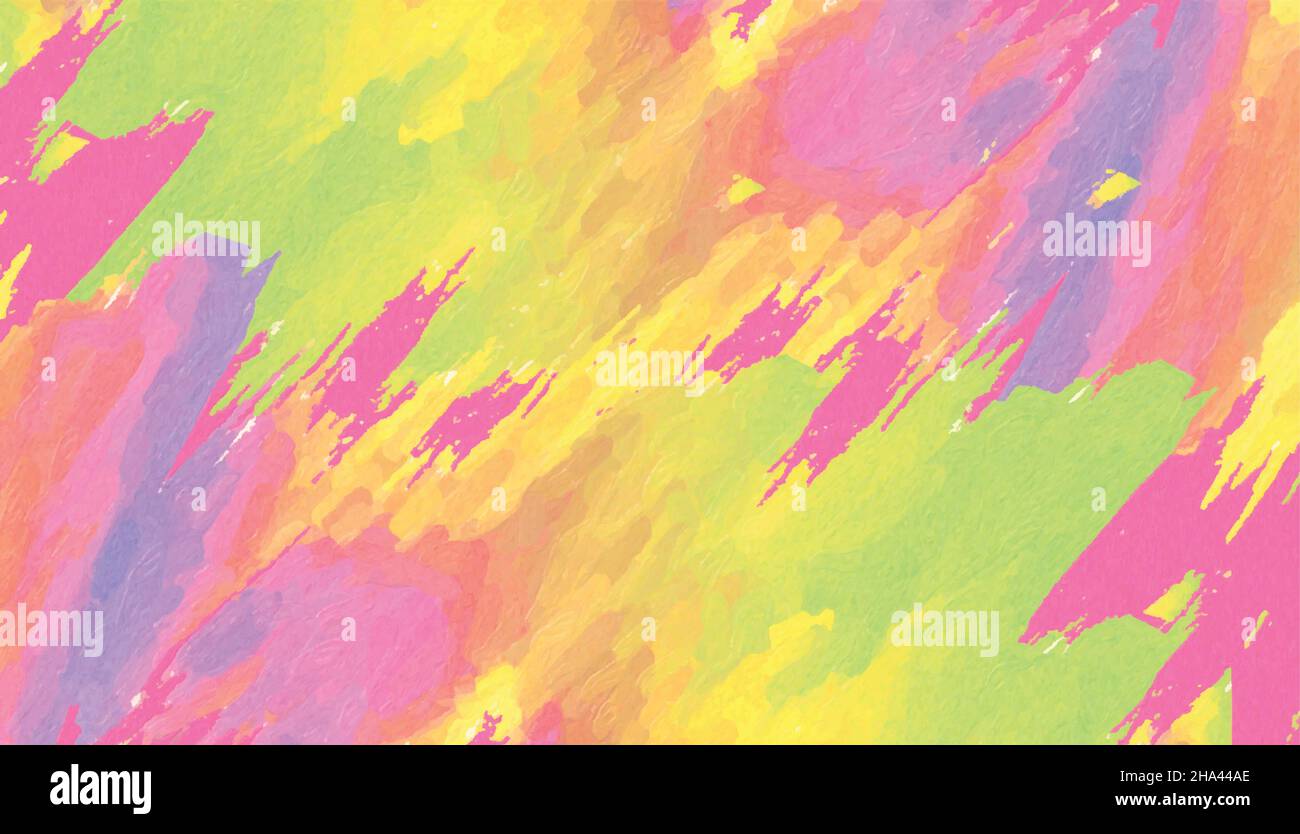 Watercolor multicolored spot paint pastel vector eps Stock Vector
