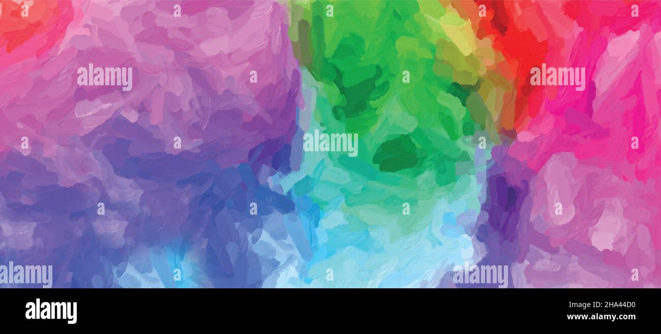 Watercolor multicolored spot paint pastel vector eps Stock Vector