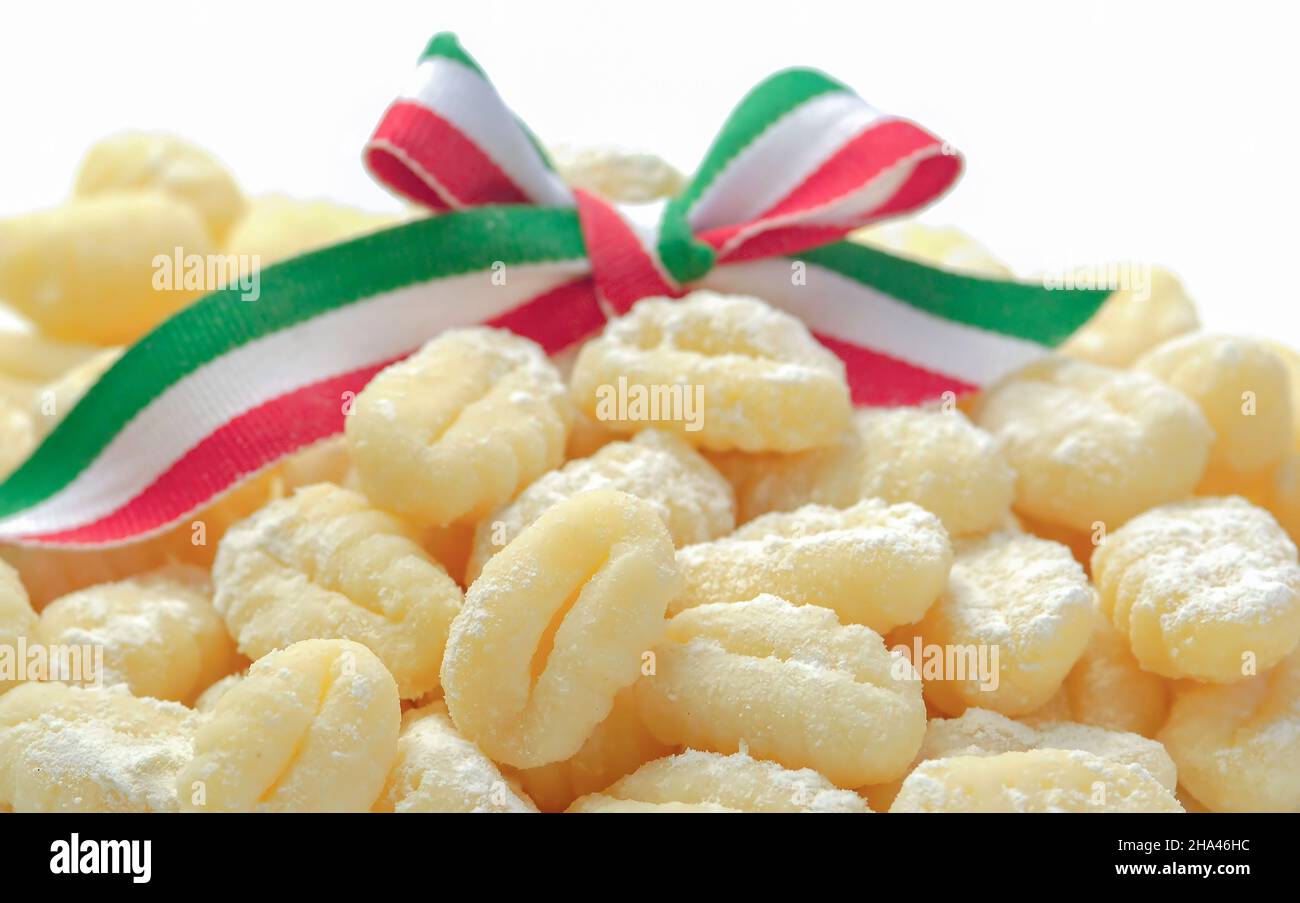 Traditional italian gnocchi closeup Stock Photo - Alamy