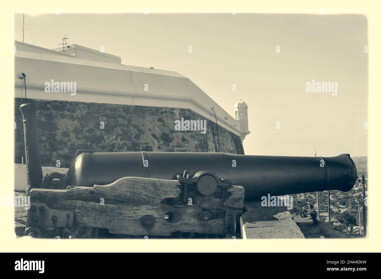 Canyon of the fortress of General Artigas Stock Photo Alamy