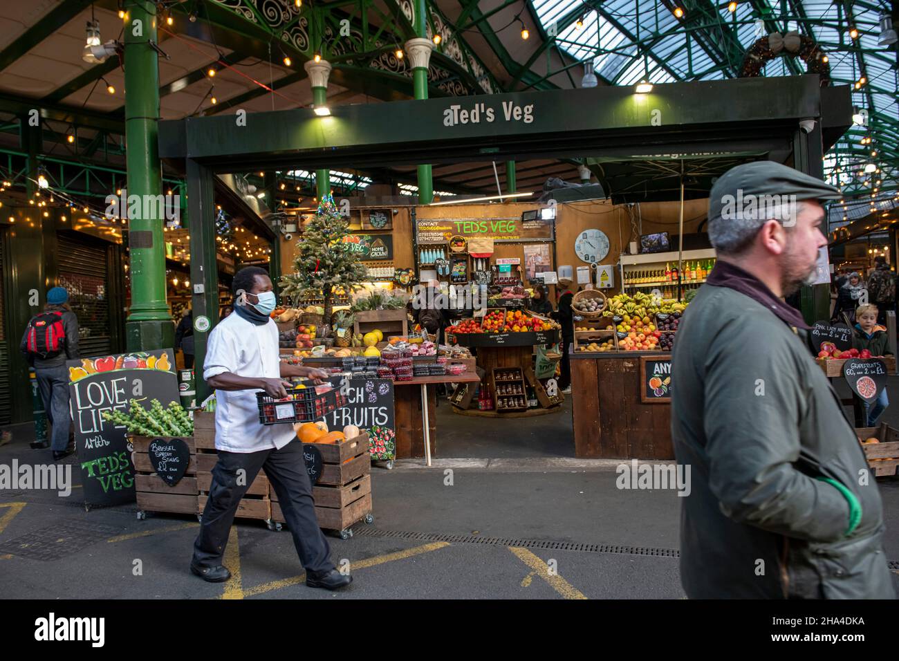 Borough Market in December 2021 Stock Photo