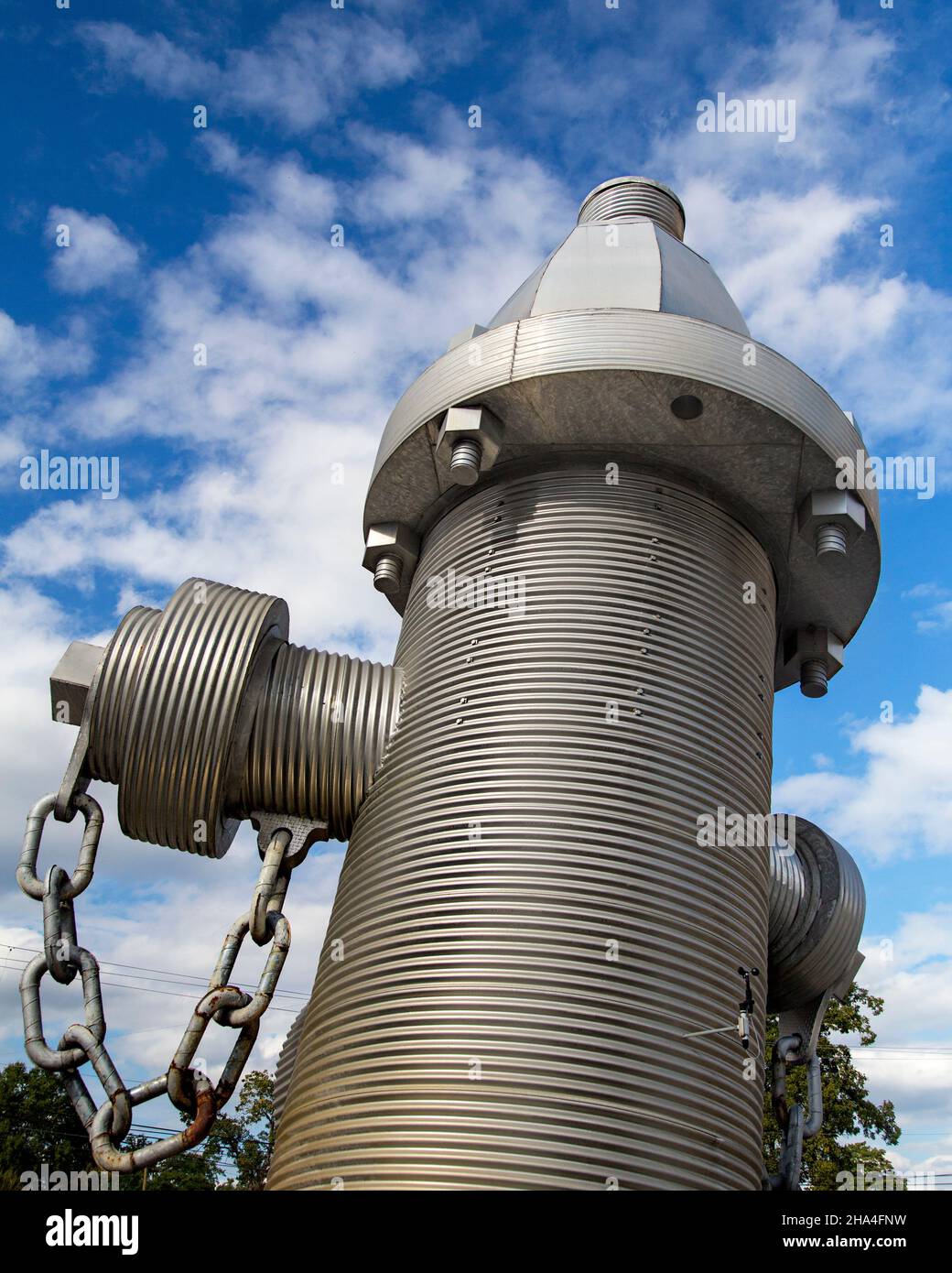 ,World's Largest Fire Hydrant Busted Plug Plaza, Taylor Street Columbia South Carolina the