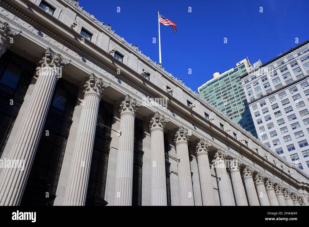 Corinthian colonnade of James A.Farley Building nowadays contain the