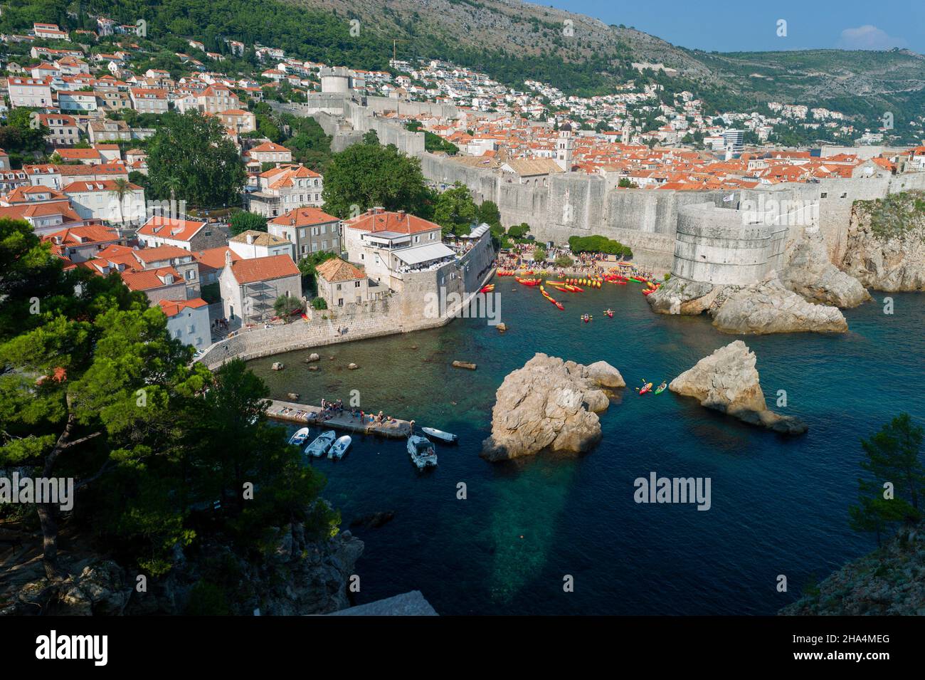 walking around dubrovnik,croatia - famous filming location for game of thrones. there its called: king's landing Stock Photo