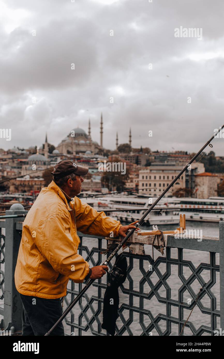 yellow fishing jacket