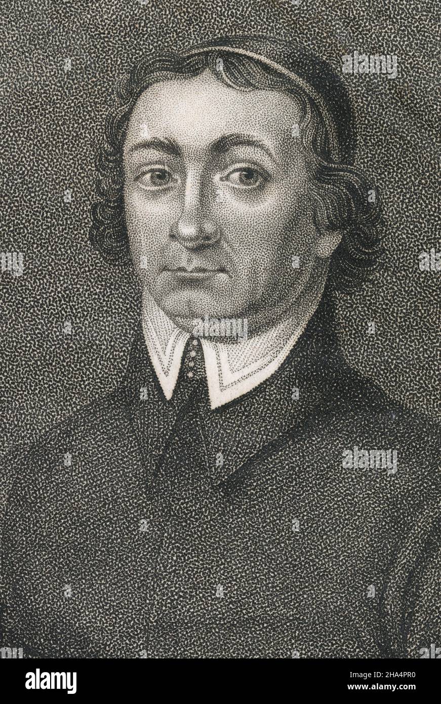 Antique 1815 engraving of Jean Baptiste Massillon. JeanBaptiste