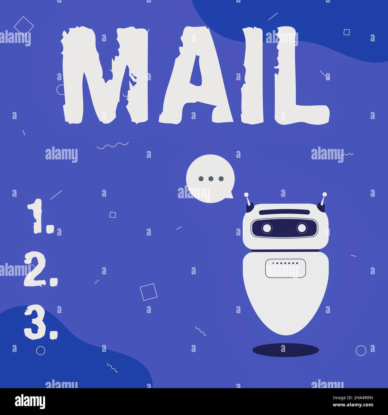 Mail Means Conceptual caption Mail. Business concept letters or parcel sent or ...