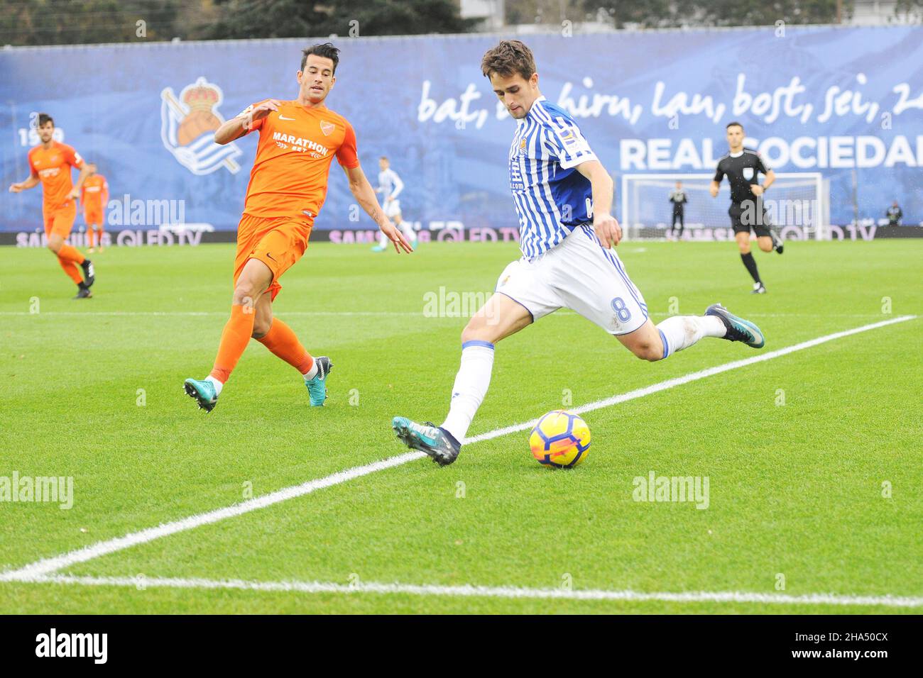 Real Sociedad's midfielder Adnan Januzaj (Credit Image: © Julen Pascual Gonzalez) Stock Photo