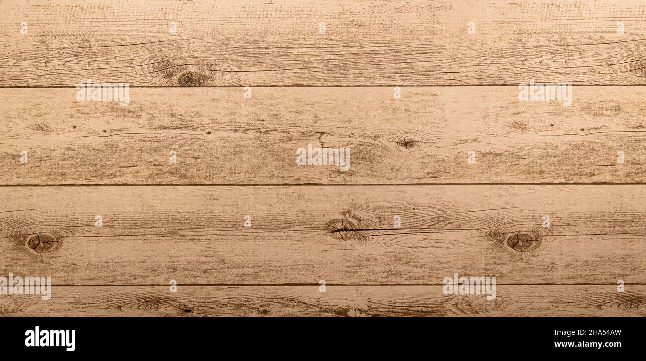 Light wood background panorama for background creation. Stock Photo