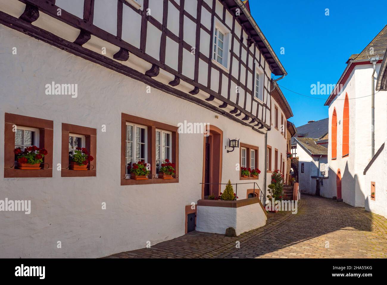 kronenburg near dahlem,eifel,north rhine-westphalia,germany Stock Photo