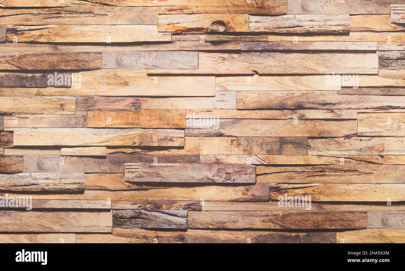 Light wood background panorama for background creation. Stock Photo