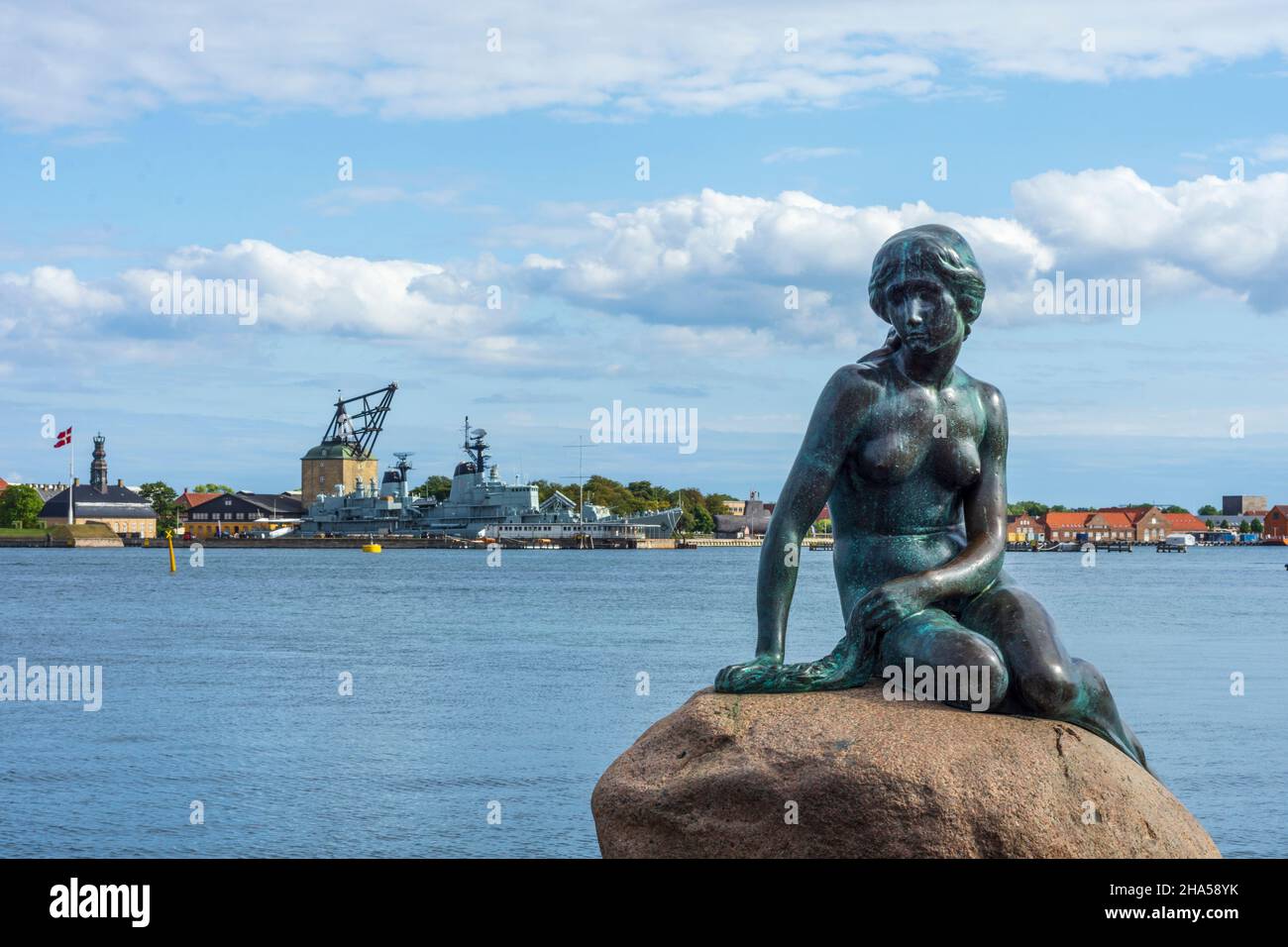 Copenhagen, Koebenhavn: The Little Mermaid (Den lille Havfrue), Naval ...