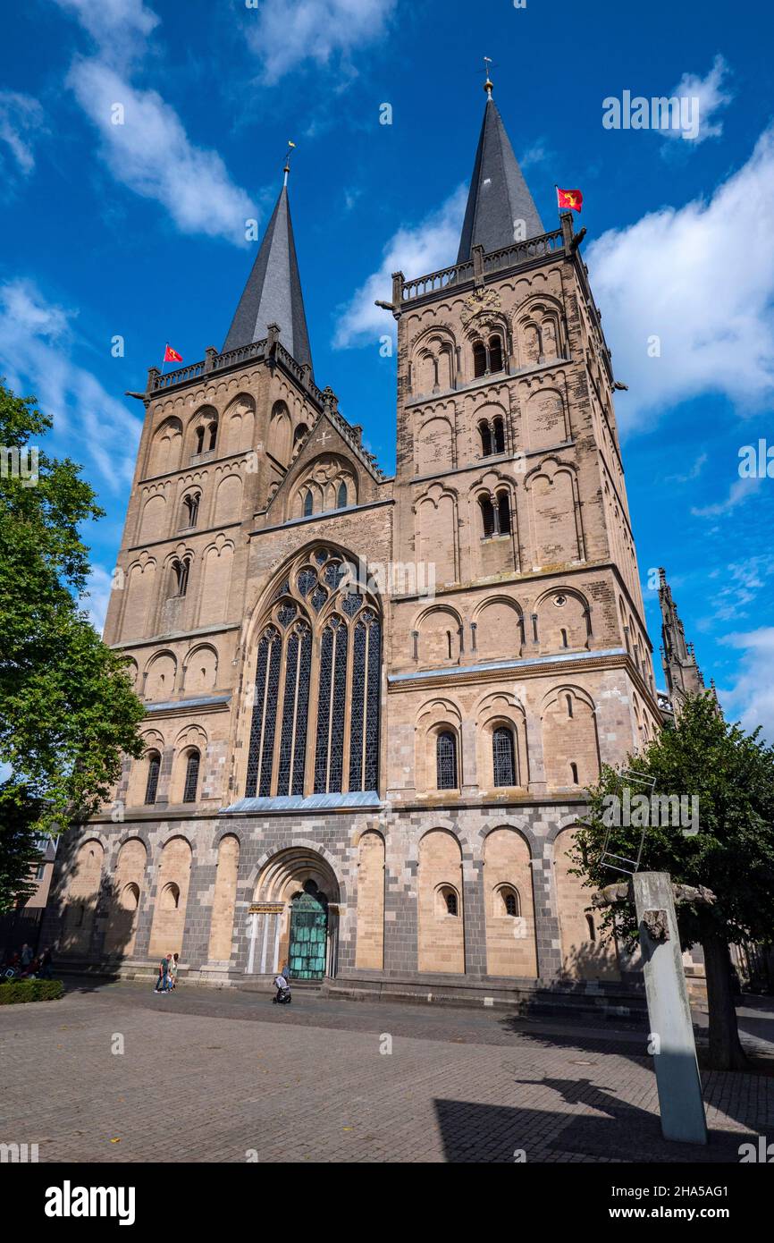 xantener dom - propsteikirche st. viktor,xanten,lower rhine,north rhine-westphalia,germany Stock Photo