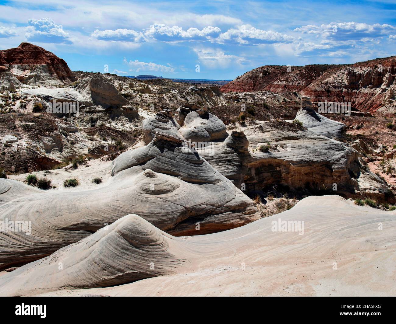 Wahweap Hoodoos, Paria Rimrocks in Grand Staircase-Escalante National Monument, Utah Stock Photo