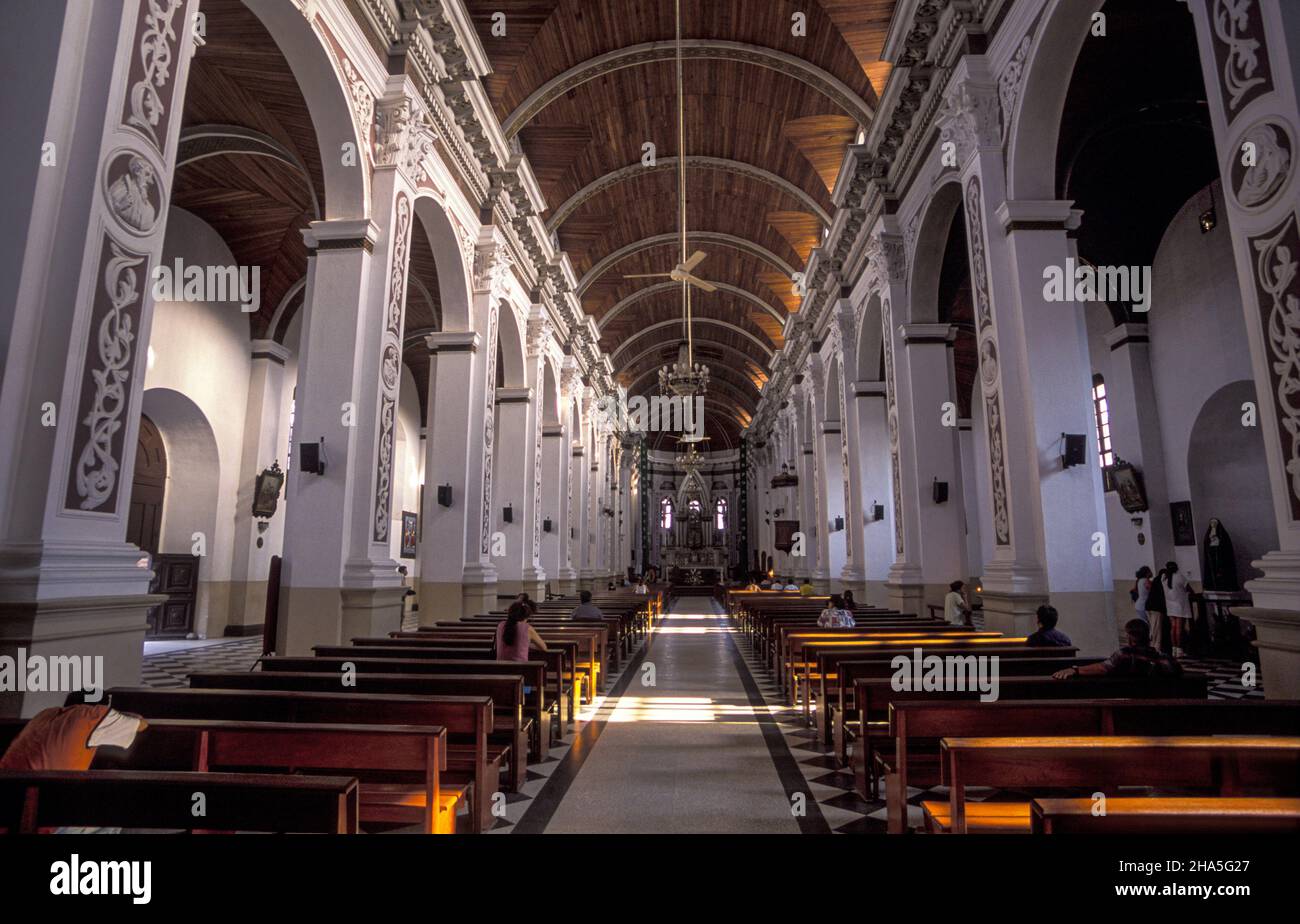Cathedral Basilica of St. Lawrence, Santa Cruz de la Sierra, Bolivia Stock Photo
