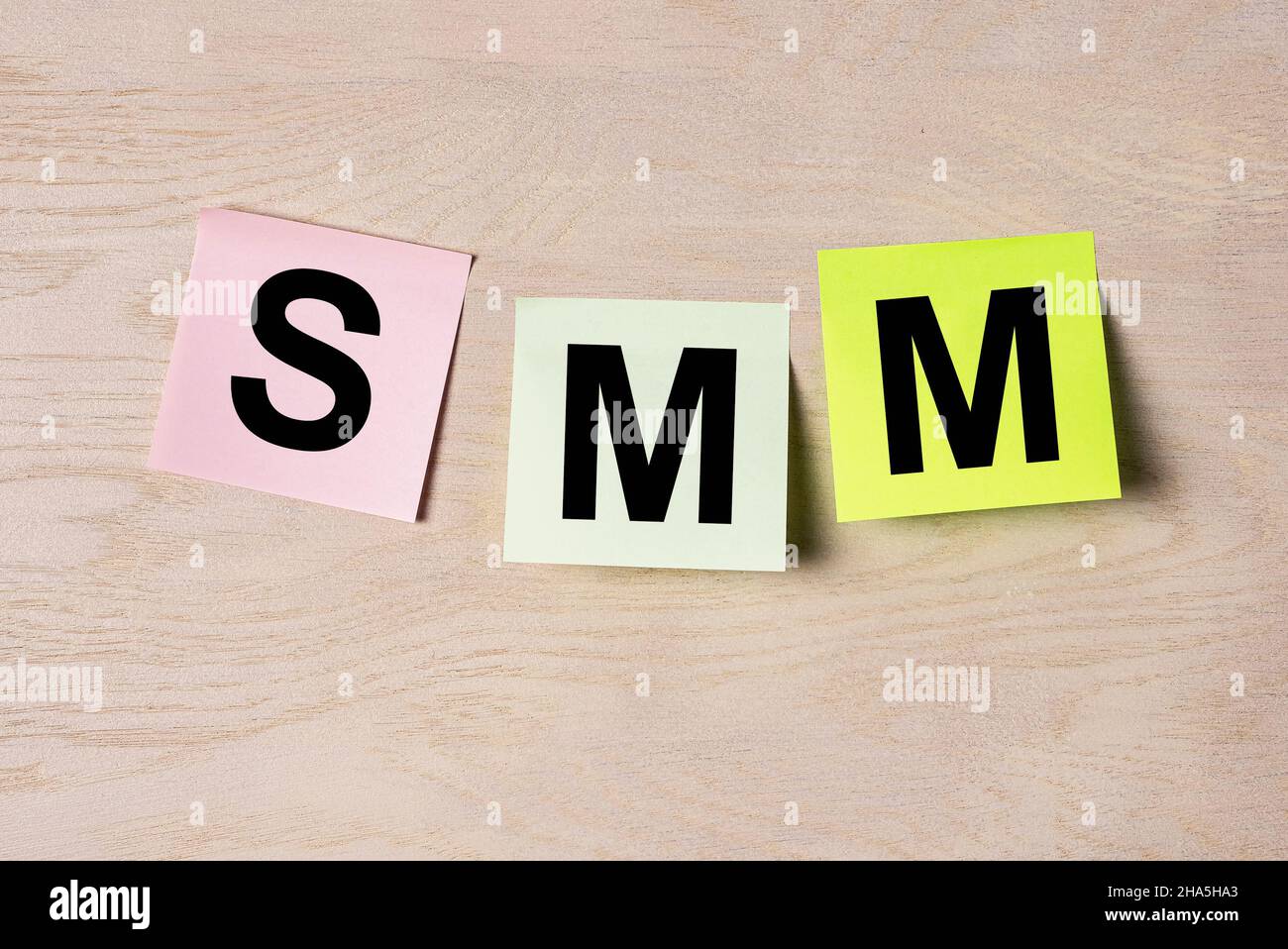 SMM Acronym. Social Media Marketing Concept, Word On Papers Stock Photo ...