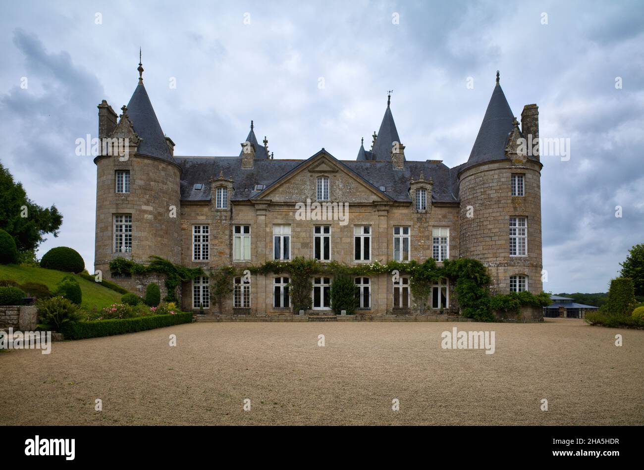 chateau de kergrist,ploubezre,cotes-d'armor,brittany,france Stock Photo