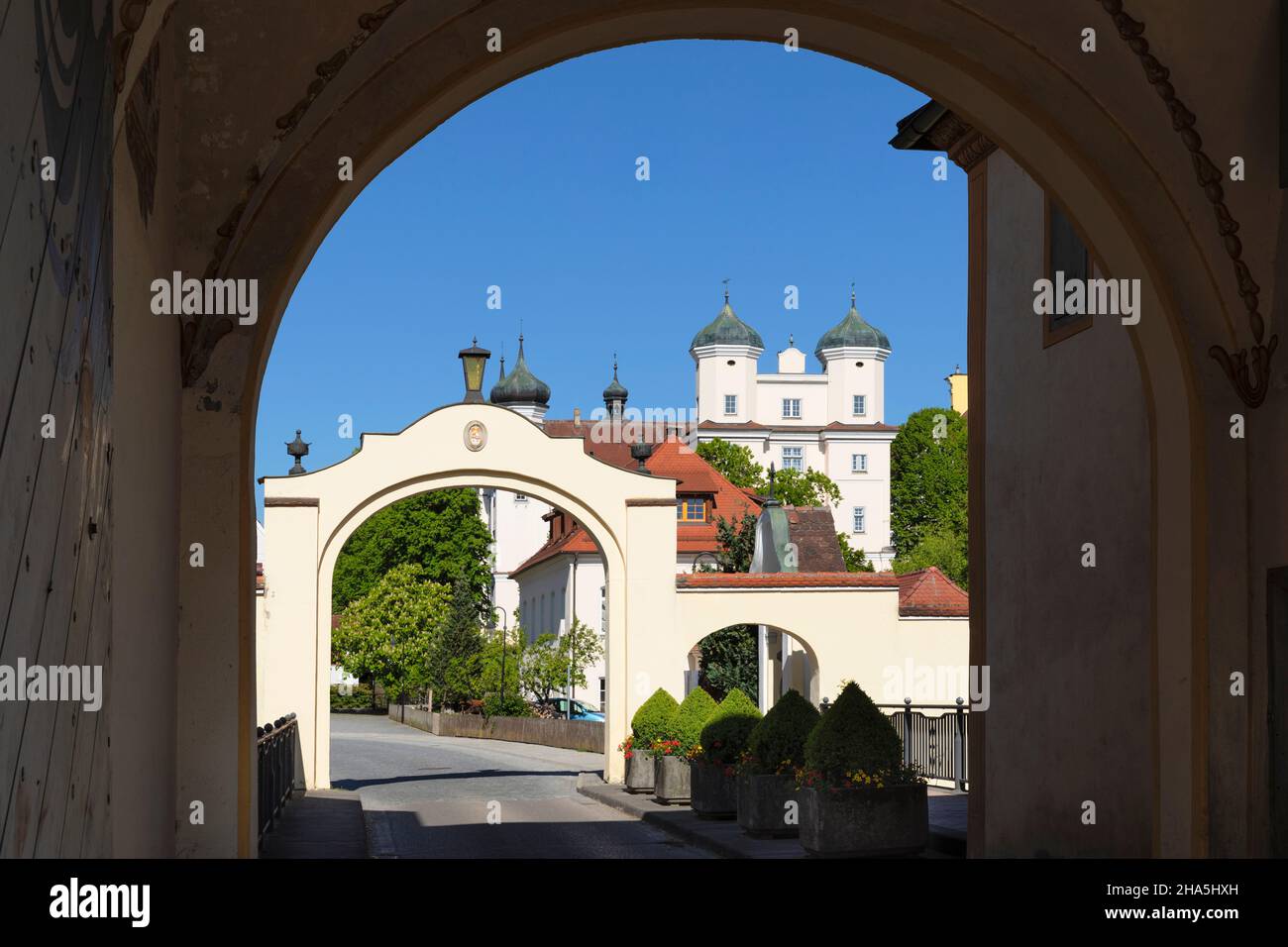 monastery church,rot an der rot,upper swabia,baden-wuerttemberg,germany Stock Photo