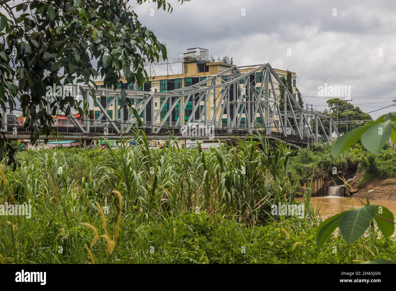 Truss girder Beaufort Bridge, Sabah Malaysia Stock Photo Alamy
