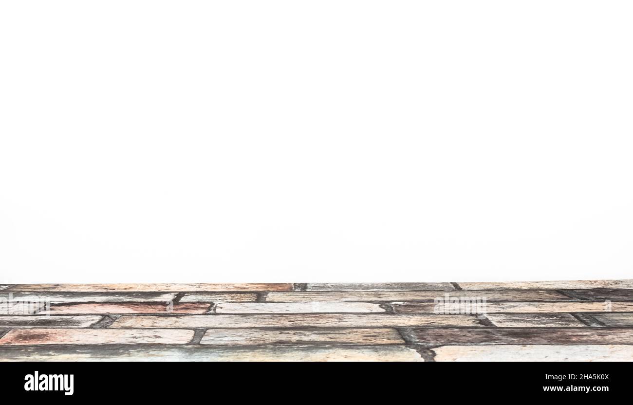 Stone table on white background. White background with stone support ...