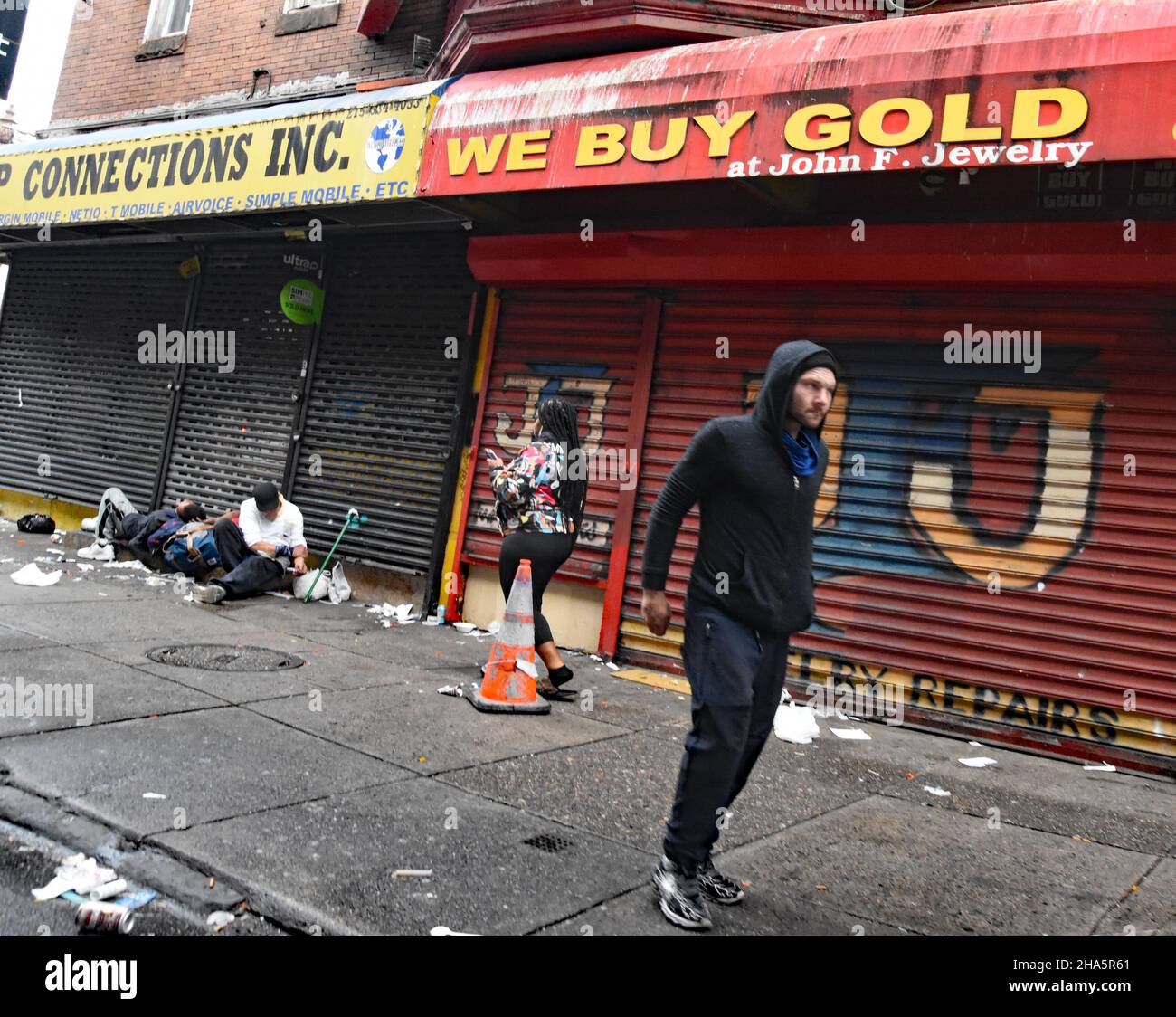Philadelphia Drug Problem Philadelphia, Pennsylvania, USA, October 2021. America has been hit ...