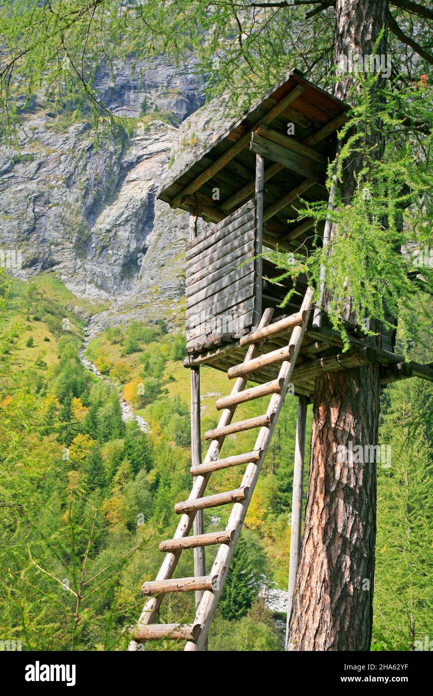 hunting residence in the mountains,böckstein,salzburger land,austria Stock Photo