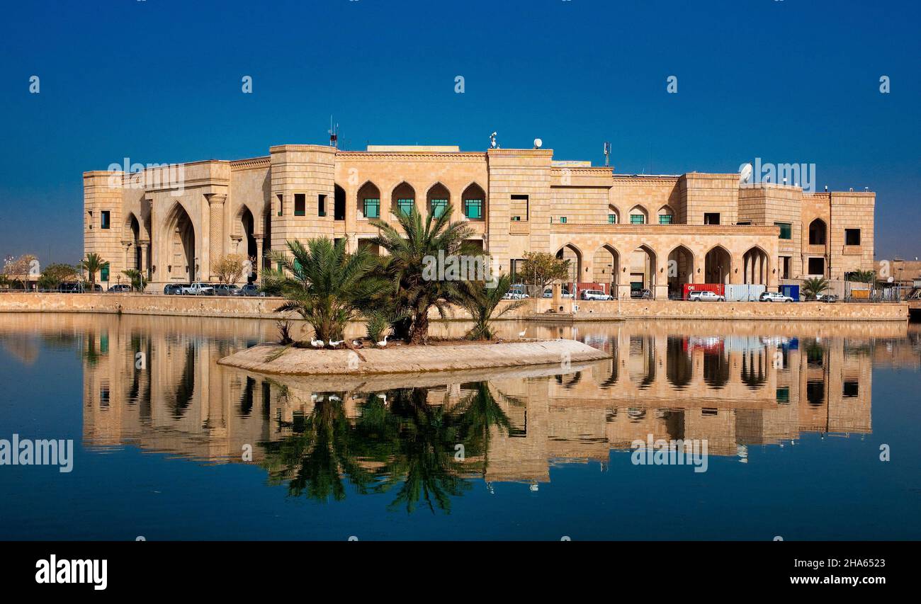 Al Faw Palace, Baghdad Iraq Stock Photo