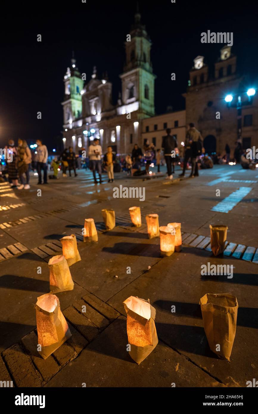 The night of the little candles is one of the traditional festivals