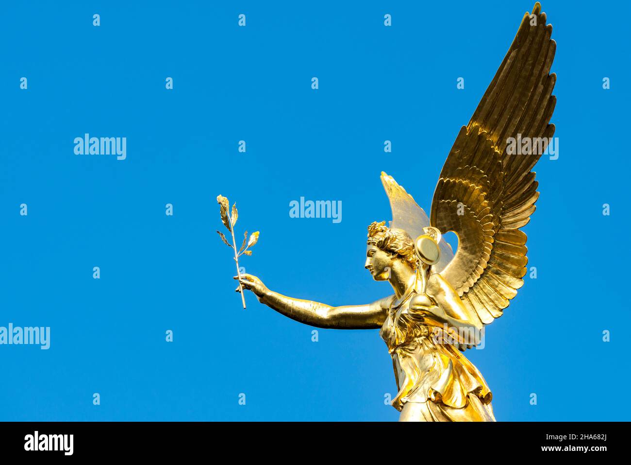 the angel of peace on the peace monument in munich Stock Photo - Alamy