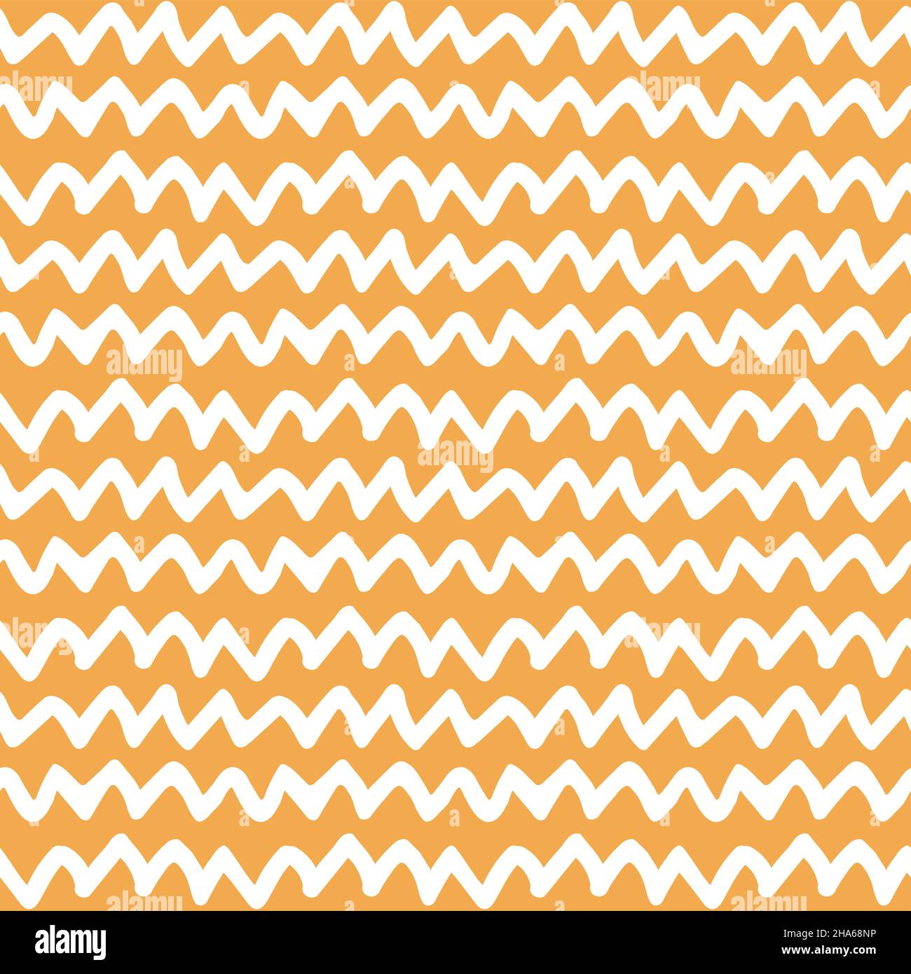 Zigzag abstract seamless pattern in yellow and white colors. Vector ...