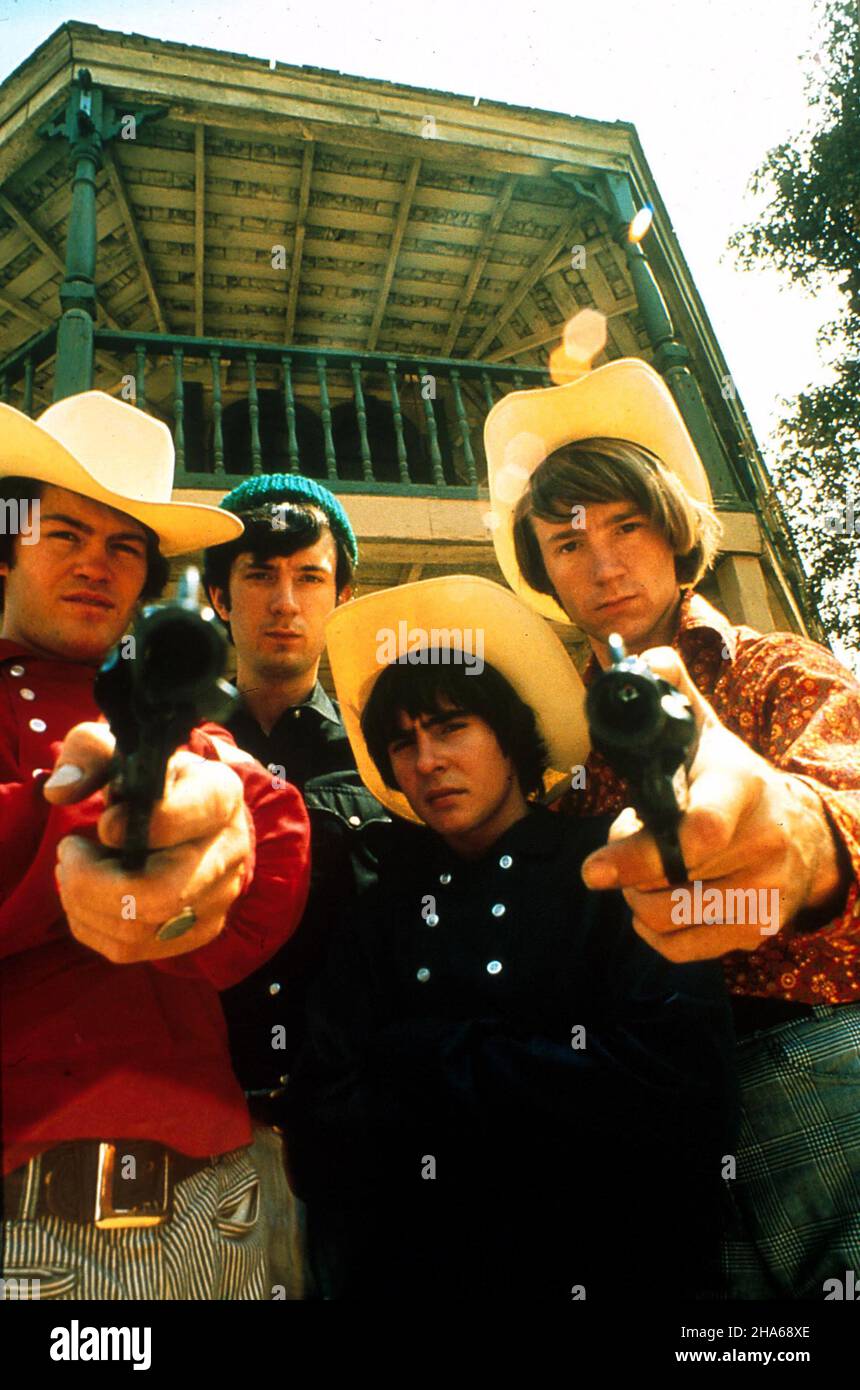 1967, Los Angeles, California, USA: Pop stars with cowboy hats and