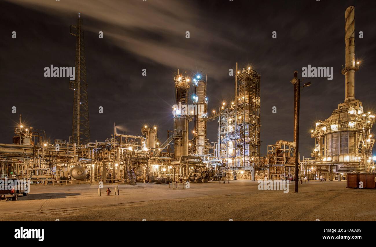 Oil Refinery in Deer Park, Texas Stock Photo Alamy