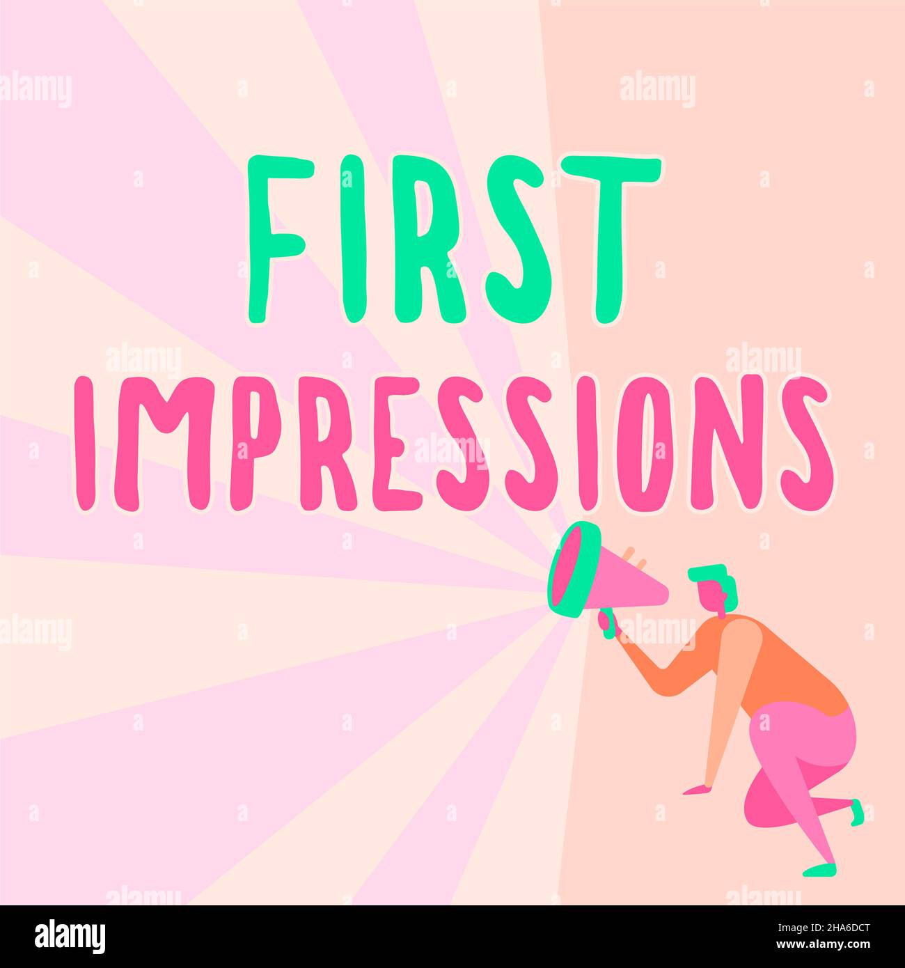 Conceptual display First Impressions. Conceptual photo What a person ...