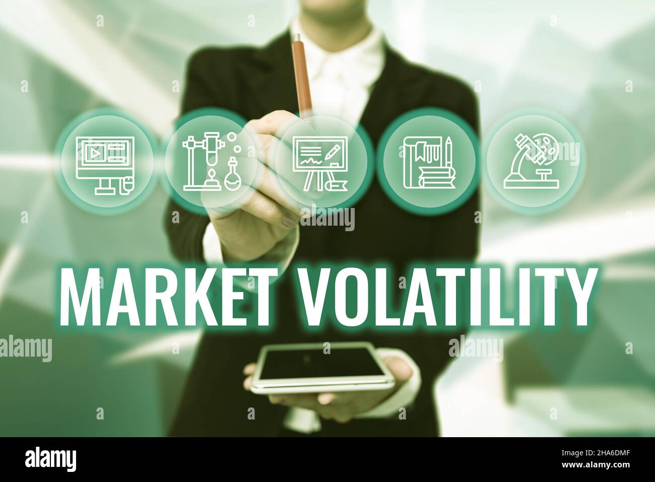 Sign displaying Market Volatility. Word Written on Underlying ...