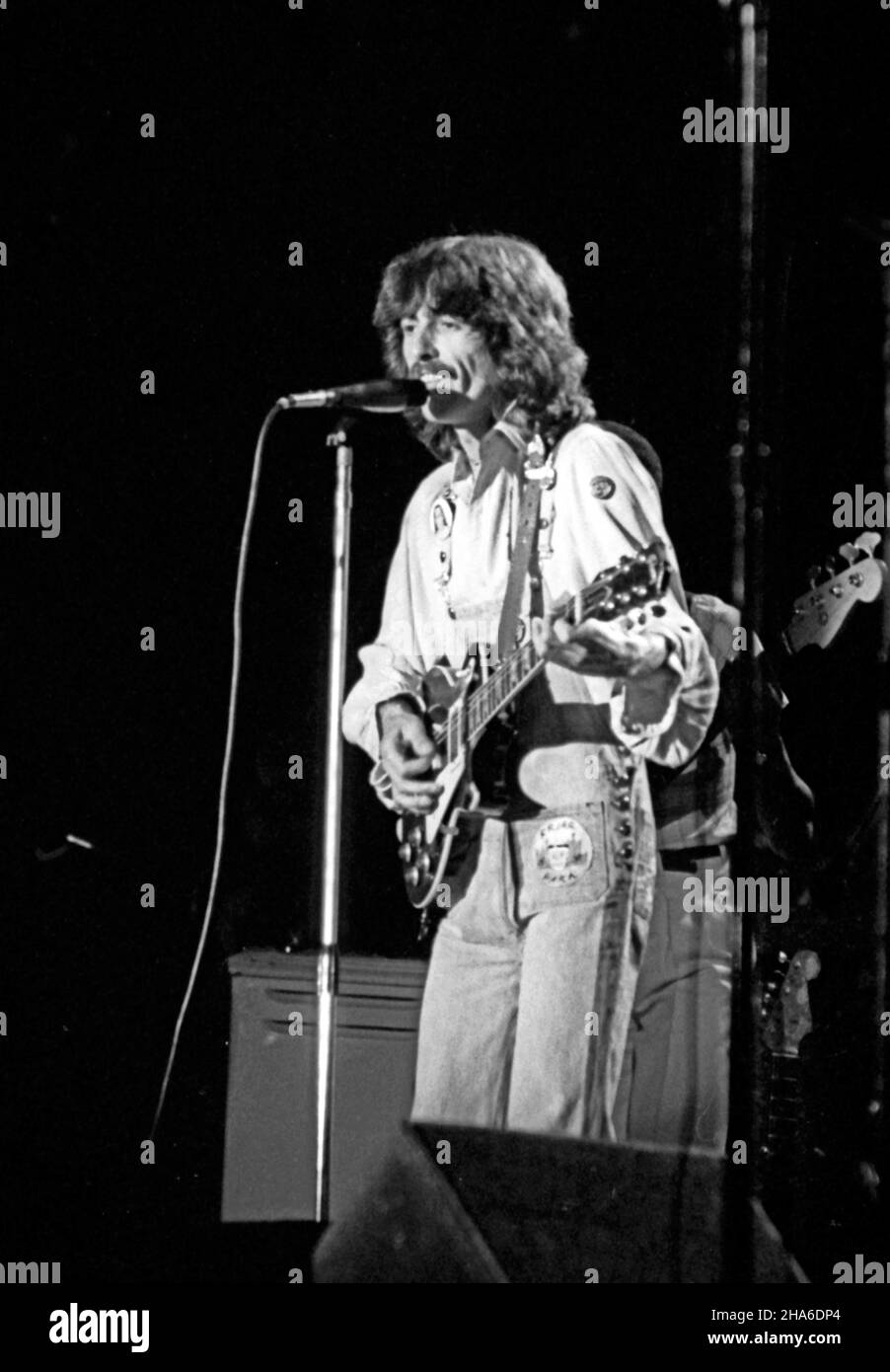 George Harriosn in concert circa 19070s Stock Photo