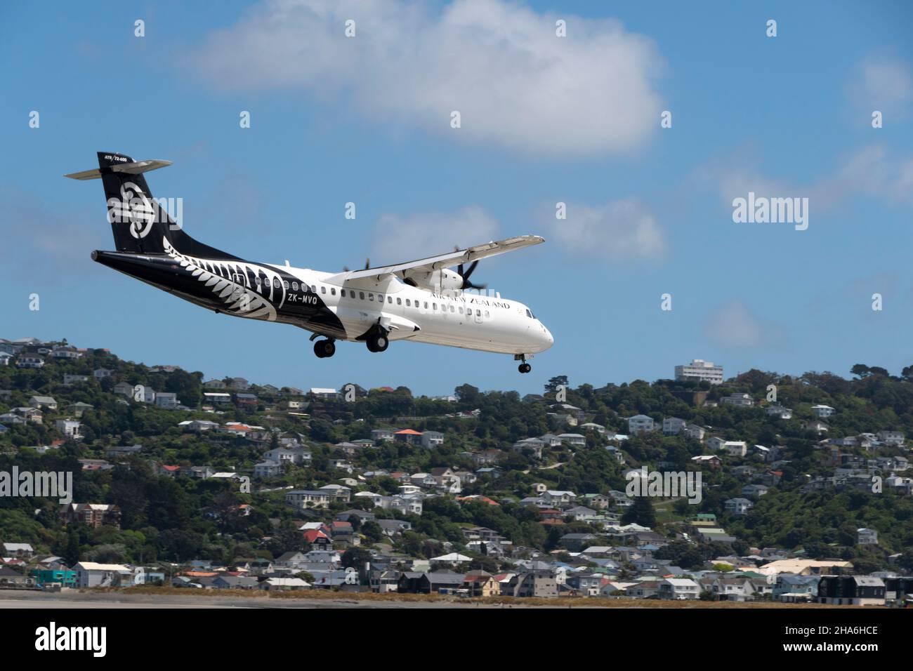Aerospatiale ATR 72600, aeroplane, ZKMVQ, Air New Zealand, Wellington