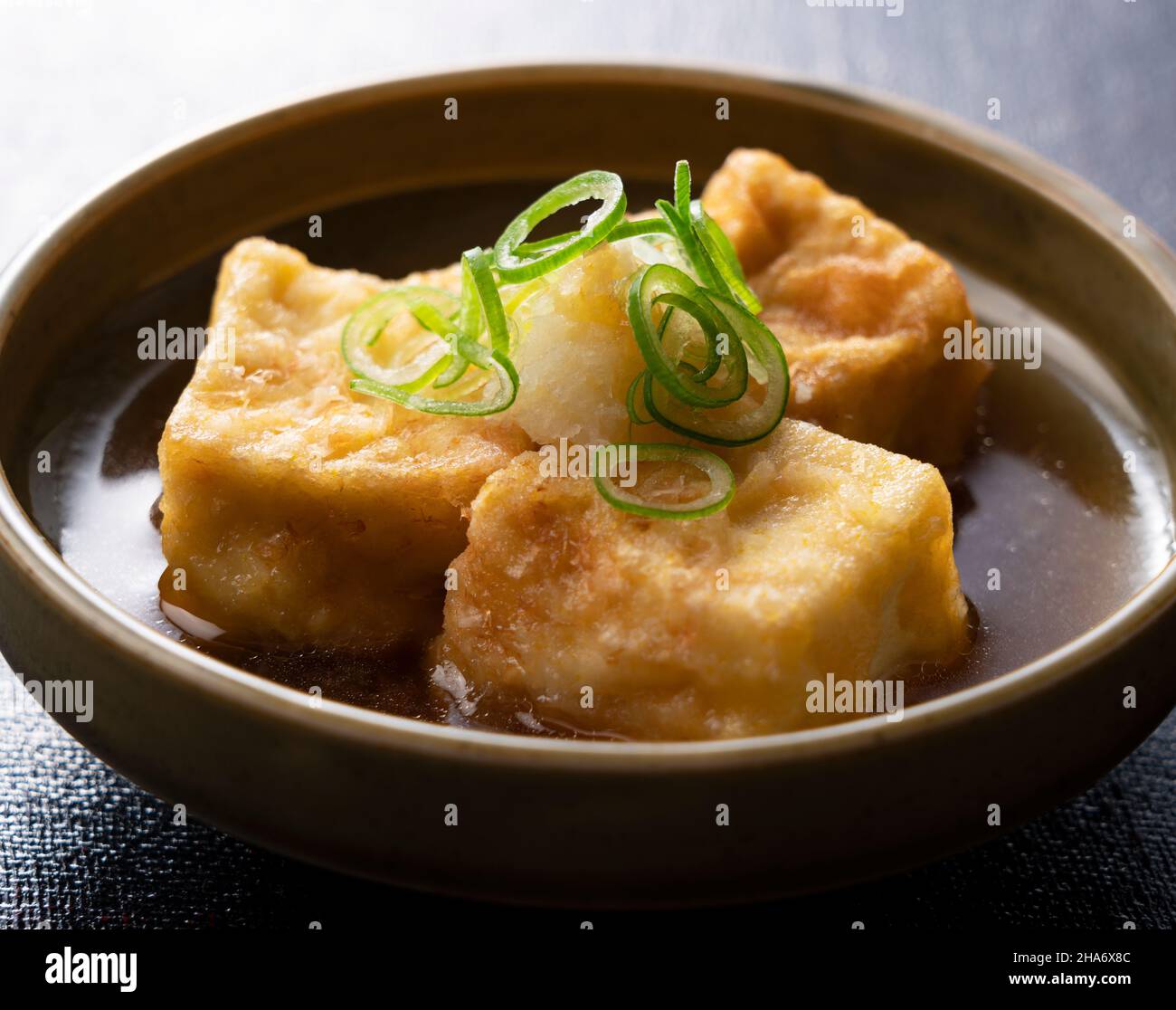 Deepfried tofu on a Japanese tray. Food in Japan Stock Photo Alamy