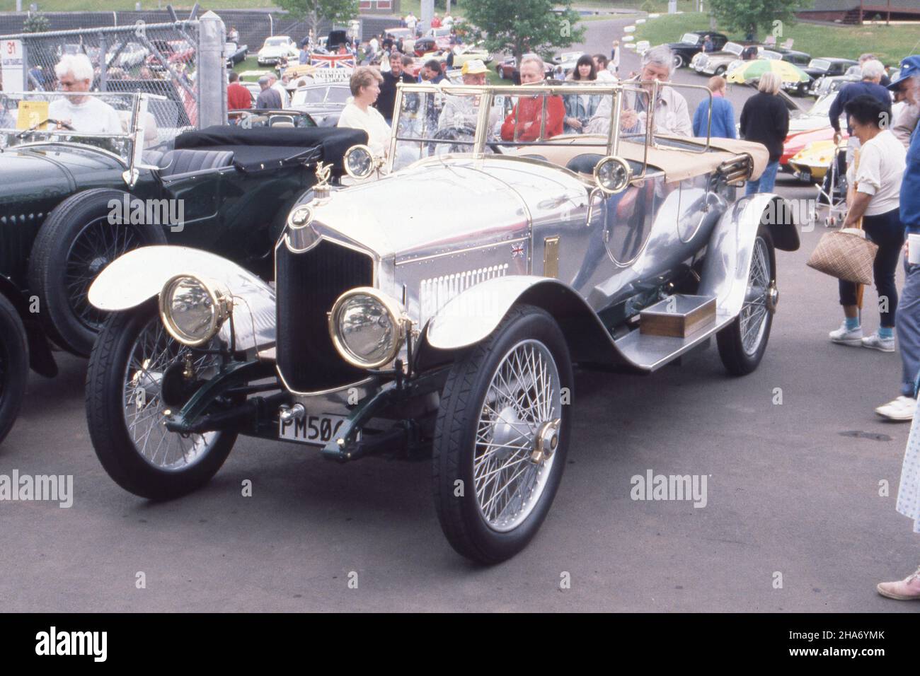 Vintage Crossley probably about 1924, at the British Car day, held at ...