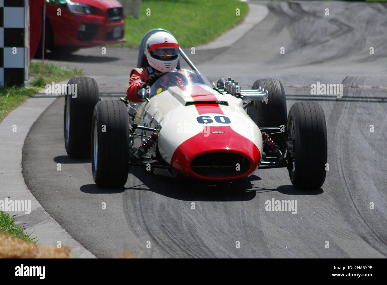 Grant Clearwater driving the 1965 Capella II at Rod Millen's Leadfoot